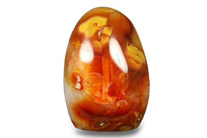 Free-Standing, Polished Carnelian Agate - Madagascar #283475